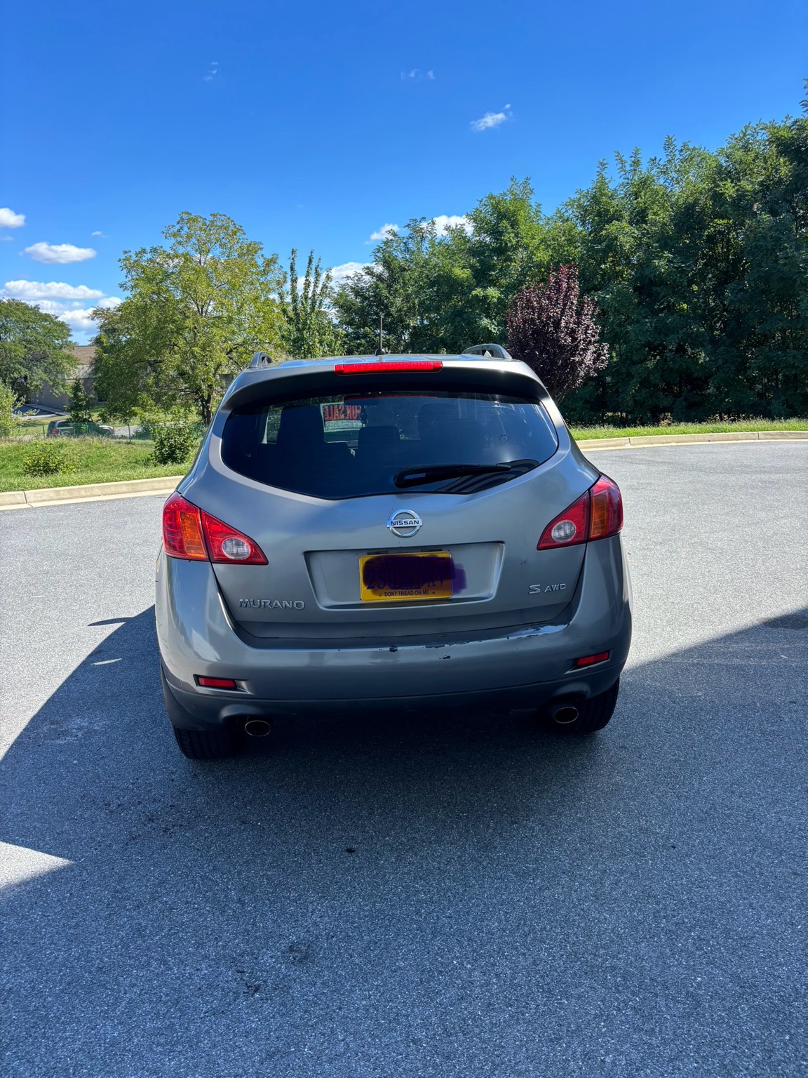 2009 Nissan Murano rear view