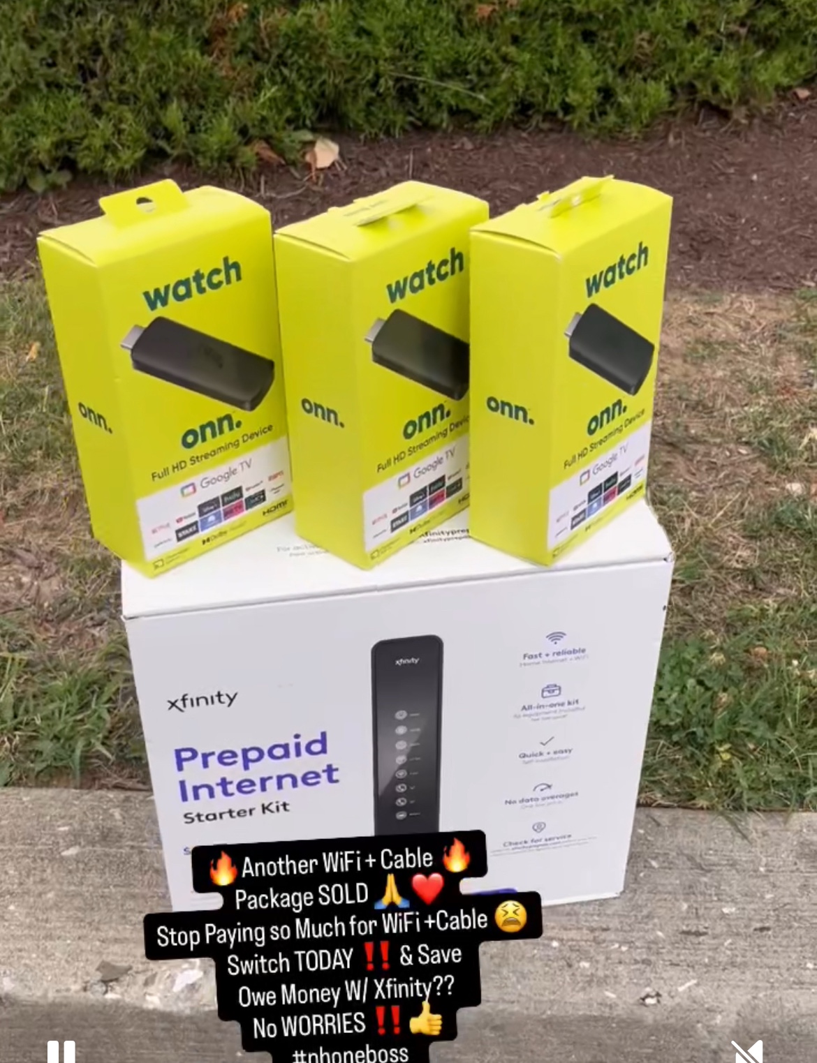 Home internet equipment and product boxes