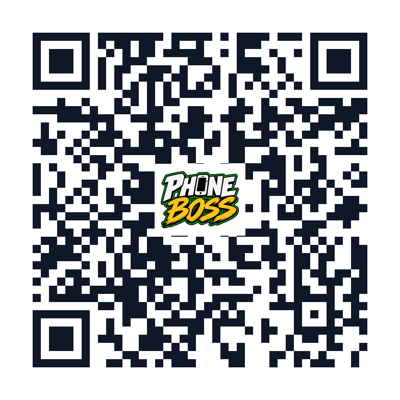 PhoneBoss logo QR code for the public welcome page